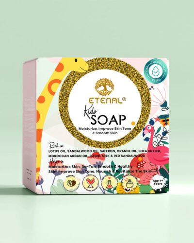 Etetnal Natural Ayurvedic Kids Soap - Moisturizing and Detan Soap for Kids